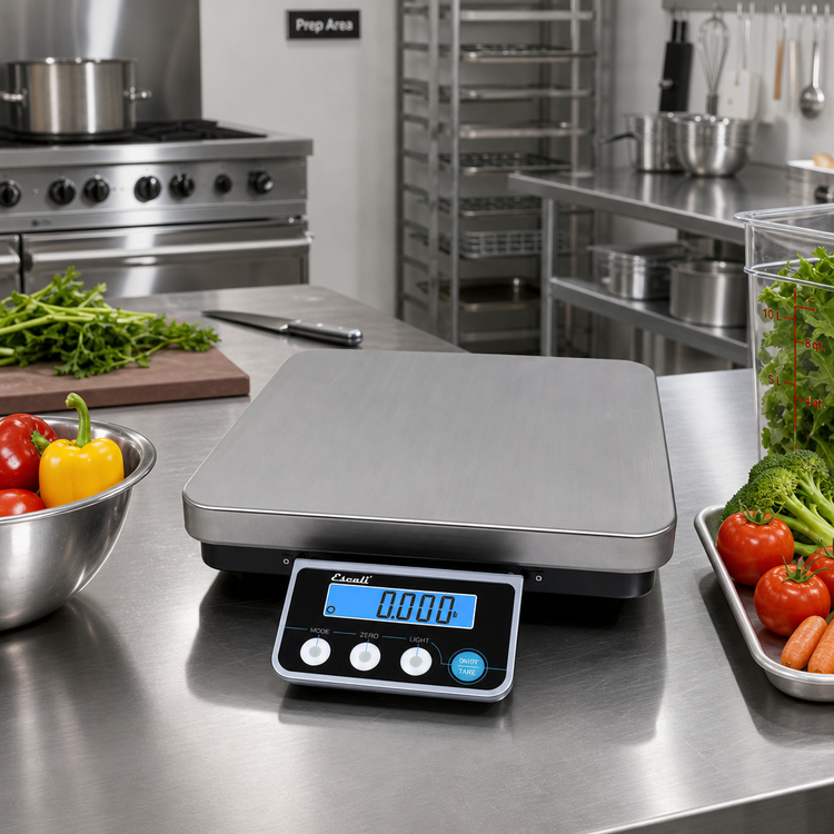 Product image #2 for Escali Large Square Portion Control Digital Scale, 13 lb, 4-In-1 Multi-Mount Display