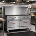 Thumbnail image #2 for Southbend Ultimate 60-Inch Gas Restaurant Range with 8 Open Burners and 2 Convection Ovens