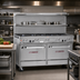 Thumbnail image #2 for Southbend Ultimate 60-Inch Gas Restaurant Range with 8 Open Burners and 2 Convection Ovens