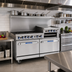 Thumbnail image #2 for Imperial Pro Series 60-Inch Gas Restaurant Range with 6 Open Burners, 24-Inch Griddle, and 2 Standard Ovens