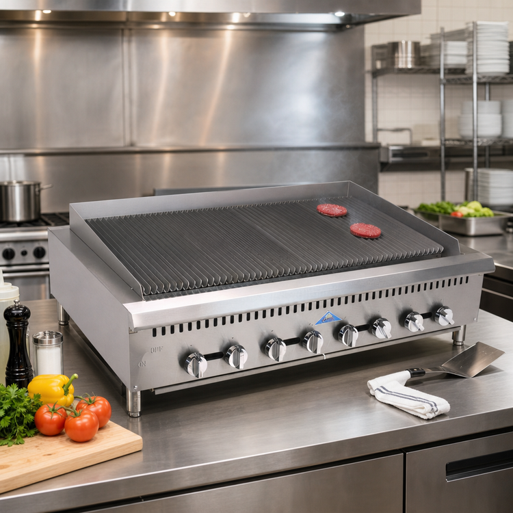 Product image #2 for Comstock-Castle 48-Inch Countertop Gas Radiant Charbroiler