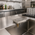Thumbnail image #2 for Micro Matic USA Undercounter Glass Rinser, 6-3/8 Inch Square, Brushed Stainless Steel