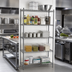 Thumbnail image #2 for Eagle Valu-Master 5-Tier Add-On Wire Shelving Unit, 36 x 21 x 86 Inches, Pewter Gray Epoxy Finish