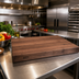 Thumbnail image #2 for John Boos Boos Block Edge Grain American Black Walnut Kitchen Countertop, 36 x 27 x 2-1/4 Inches