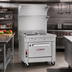 Thumbnail image #2 for Southbend Platinum 32-Inch Gas Heavy Duty Range with 16-Inch Hot Top, 16-Inch Griddle, and Cabinet Base