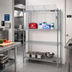 Thumbnail image #2 for Eagle Group Chrome Security Enclosure Kit with Flip-Up Door, 60 x 18 Inches