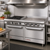 Thumbnail image #2 for Southbend S-Series 60-Inch Gas Restaurant Range with 2 Open Burners, 48-Inch Thermostatic Griddle, and 2 Convection Ovens