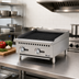 Thumbnail image #2 for Migali Competitor Series 24-Inch Countertop Natural Gas Char-Rock Broiler with Lava Rock Radiants