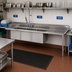 Thumbnail image #2 for Advance Tabco 143-Inch Straight 3-Compartment Sink Dishtable with 20 x 20 x 14 Inch Bowls and Right Drainboard