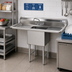 Thumbnail image #2 for Advance Tabco Special Value Series 1-Compartment Fabricated Sink with 18-Inch Left and Right Drainboards, 18 x 18 x 14-Inch Bowl, 54-Inch Long