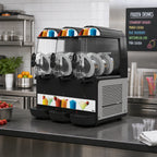 Thumbnail image #2 for Vollrath VCBF168-37-AF Triple-Bowl 10-Liter Frozen Beverage and Granita Countertop Dispenser, Auto-Fill Ready, Independent Controls