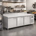 Thumbnail image #2 for La Rosa L-21178-32 78-Inch Three-Section Remote Worktop Freezer Base