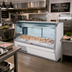 Thumbnail image #2 for Howard-McCray 32E Series 74-Inch Curved Glass Remote Fish and Poultry Refrigerated Display Case