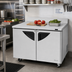 Thumbnail image #2 for Turbo Air Super Deluxe 48-Inch Two-Section Worktop Freezer with Stainless Steel Doors and Self-Cleaning Condenser