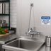 Thumbnail image #2 for T&S Brass Adjustable Wall-Mount Service Sink Faucet with Vacuum Breaker Nozzle and Pail Hook, Polished Chrome Plated