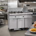 Thumbnail image #2 for Imperial Electric Floor Model 6-Battery Fryer with Built-In Filter System, 75 lb. Tanks