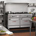 Thumbnail image #2 for Southbend Ultimate 60-Inch Gas Restaurant Range with 8 Burners, Standard Oven, and Convection Oven