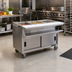 Thumbnail image #2 for Spec-Master Mobile Electric Sealed Well Hot Food Table with 2 Wells, Sliding Doors, 240V/3-Phase