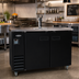 Thumbnail image #2 for Serv-Ware 61-Inch Wide Black Beer Dispenser Keg Cooler with 1 Tower and 2 Faucets