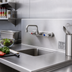 Thumbnail image #2 for T&S Brass B-1125 Workboard Faucet with 6-Inch Swing Nozzle, 8-Inch Centers