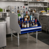 Thumbnail image #2 for Advance Tabco Prestige Supreme 5-Step Freestanding Stainless Steel Liquor Bottle Display Unit