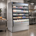 Thumbnail image #3 for Howard-McCray Ovation Series 147-Inch Remote Dairy Open Merchandiser, Stainless Steel, LED Shelves
