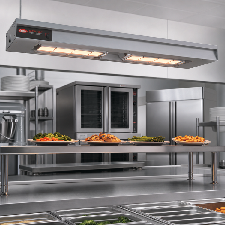 Product image #2 for Hatco Ultra-Glo 48-Inch Double Ceramic Tile Infrared Foodwarmer