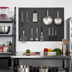 Thumbnail image #2 for Cambro Camshelving Elevation Series Wall-Mounted Peg Board, 30 x 48 Inches, Black