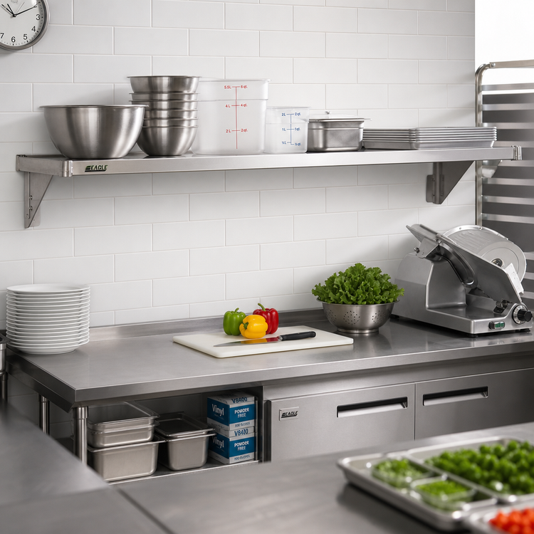 Product image #2 for Eagle Group Valu-Gard 60-Inch x 14-Inch Solid Shelf