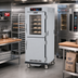 Thumbnail image #2 for Metro C5 9 Series Full-Height Mobile Pass-Thru Controlled Humidity Heated Holding and Proofing Cabinet with Solid & Glass Dutch Doors