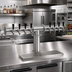Thumbnail image #2 for Krowne 8-Faucet Glycol-Cooled Pipe T-Head Draft Beer Tower, Brushed Stainless Steel