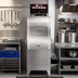 Thumbnail image #2 for CMA Dishmachines 180-TS High Temperature Single-Rack Straight-Thru Split-Door Pot & Pan Dishwasher