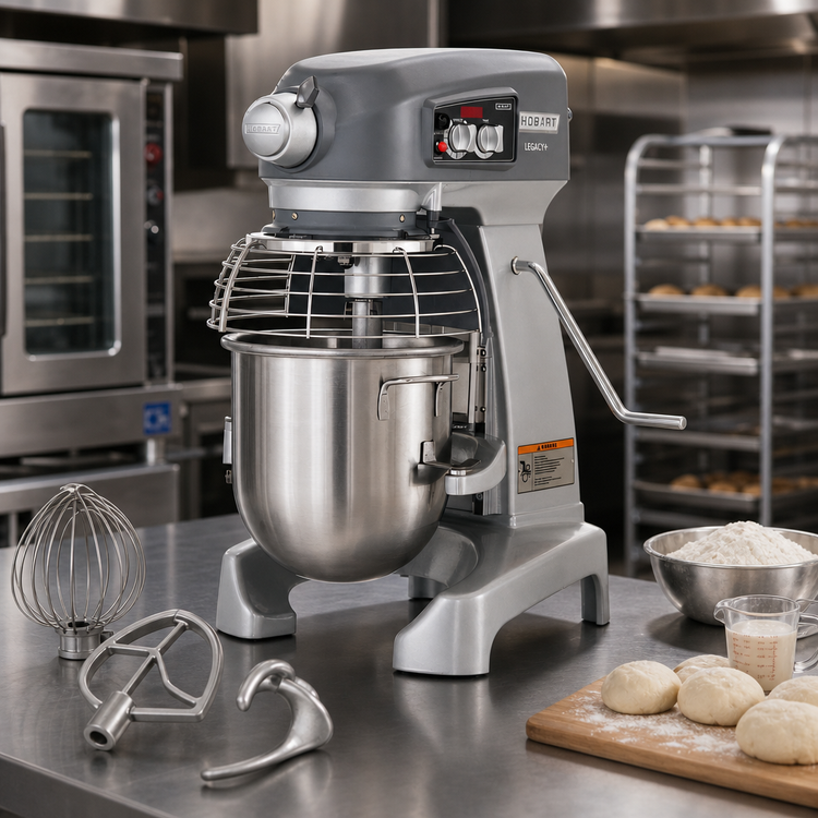 Product image #2 for Hobart HL120-2STD 12-Quart Legacy+ Bench Planetary Mixer with Bowl, Beater & Whip