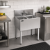 Thumbnail image #3 for Perlick Top Shelf TS Series 24-Inch Two-Compartment Stainless Steel Underbar Sink Unit