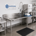 Thumbnail image #2 for Sapphire Manufacturing 84 Inch Straight Stainless Steel Soiled Dishtable with Right-to-Left Operation and Pre-Rinse Sink