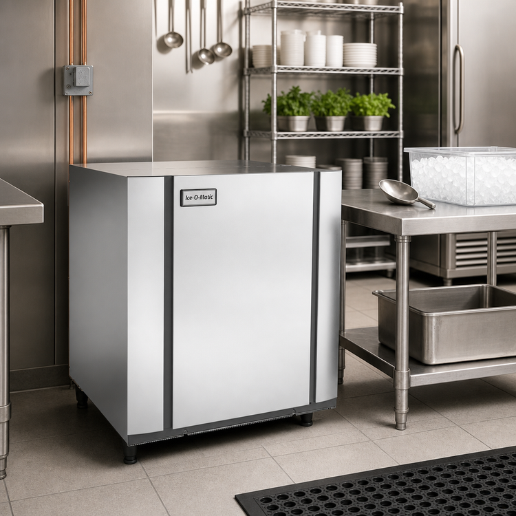 Product image #3 for Ice-O-Matic Elevation Series Modular Half-Size Cube Ice Maker, Remote Condenser Cooled, 30.25 Inches Wide