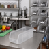 Thumbnail image #2 for Metro Clear Stacking or Hanging Supply Bin, 10 7/8 x 4 1/8 x 4 Inches