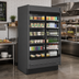 Thumbnail image #2 for Structural Concepts Fusion Self-Service Doored Reach-In Front Remote DX Refrigerated Display Case with 2 Front Swinging Glass Doors