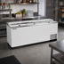 Thumbnail image #2 for True 95-Inch Deep-Well Flat-Top Horizontal Bottle Cooler with 3 Lids, 37.5-Case Bottle / 55-Case Can Capacity