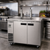 Thumbnail image #2 for Maxx Cold X-Series 2-Tap Dual Tower Beer Dispenser / Keg Cooler, Floor Model, 2 Kegs, 10.5 Cu. Ft., Stainless Steel
