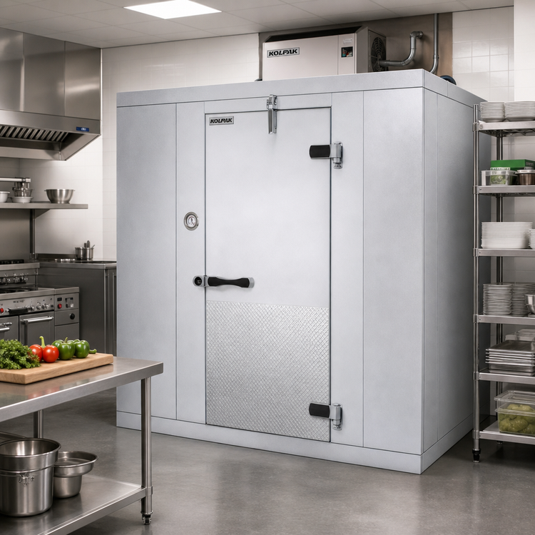 Product image #2 for Kolpak Kold-Front Indoor Walk-In Freezer with Floor and Remote Refrigeration, Nominal 12' x 6' x 8'6"