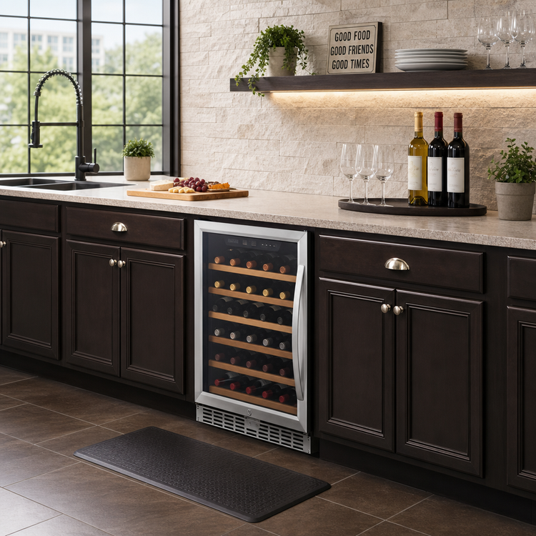 Product image #2 for Eurodib Urban Style 57-Bottle Reach-In Wine Cabinet, Single Temperature Zone