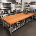 Thumbnail image #2 for Boos Block American Cherry Edge Grain Kitchen Countertop, 96-Inch x 38-Inch x 3-Inch, Varnique Finish