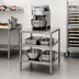 Thumbnail image #2 for Hobart 27-Inch W x 32-Inch D Equipment Stand with 2 Undershelves