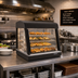 Thumbnail image #2 for 26-Inch Countertop Electric Heated Food Display Case with 3 Adjustable Shelves