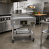 Thumbnail image #2 for AccuTemp AccuSteam Electric Floor Model Griddle with Stand and Casters, 36 x 24 Inch Cooking Surface, Digital Controls, 208V, 3-Phase