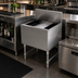 Thumbnail image #2 for Prestige 30-Inch Stainless Steel Underbar Ice Chest with 15-Inch Deep Bin and 121 lb Ice Capacity