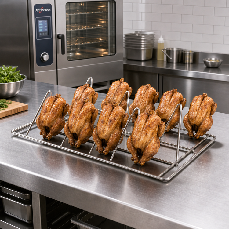 Product image #3 for Alto-Shaam Stainless Steel Chicken Rack, 10-Chicken Capacity