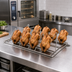 Thumbnail image #3 for Alto-Shaam Stainless Steel Chicken Rack, 10-Chicken Capacity