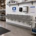 Thumbnail image #2 for Advance Tabco 6-Station Wall-Mounted Knee-Operated Multiwash Hand Sink